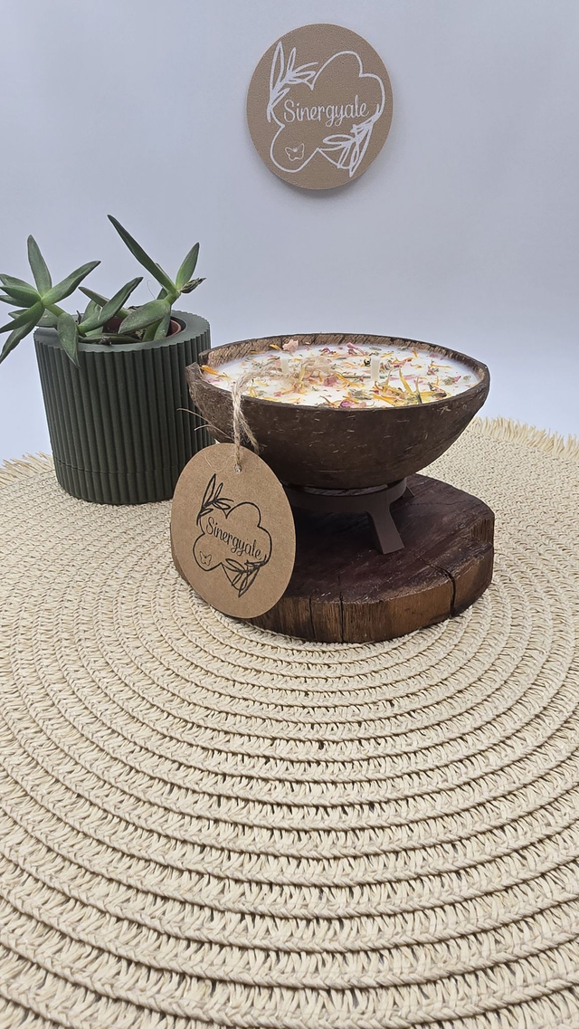 Vela en coco - Vainilla