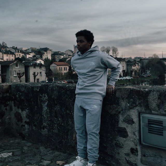 Ensemble just work coton gris