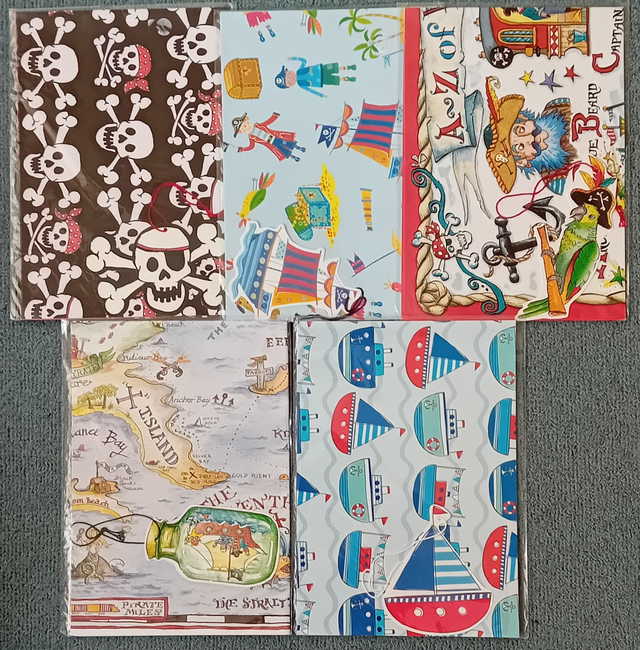 Everyday Wrapping Paper &amp; Tag - Bundle's of 5