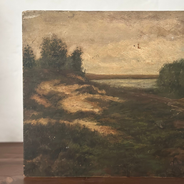 la magnifique huile sur plaque