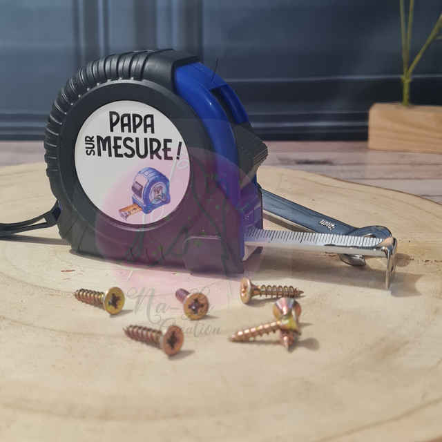 Mètre papa sur mesure imprimé