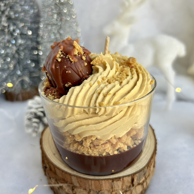 Bougie Rocher praliné  