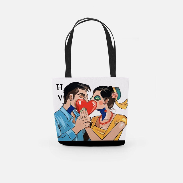 I-a.1  - Grand cabas " Toi mon Amour " à logo