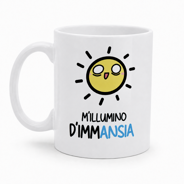 Tazza M'illumino d'immAnsia in ceramica