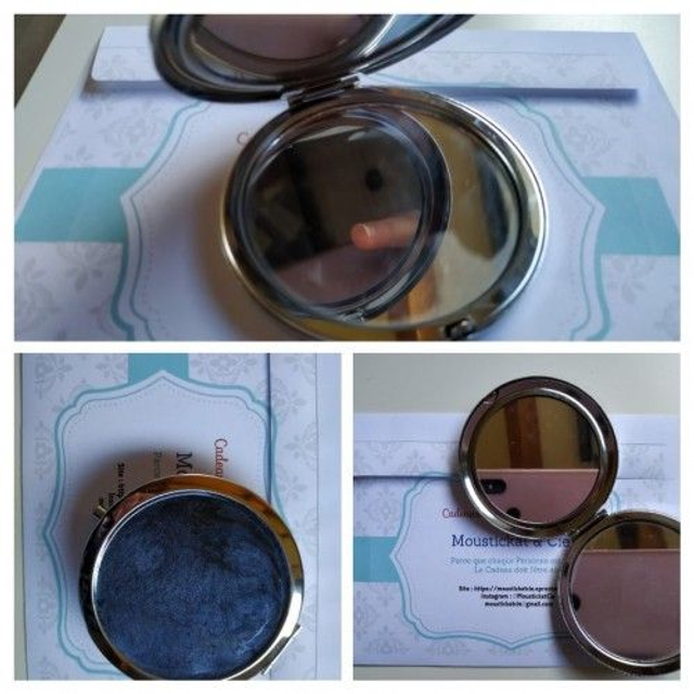 Miroir de poche &quot; bleu Nuit &quot;