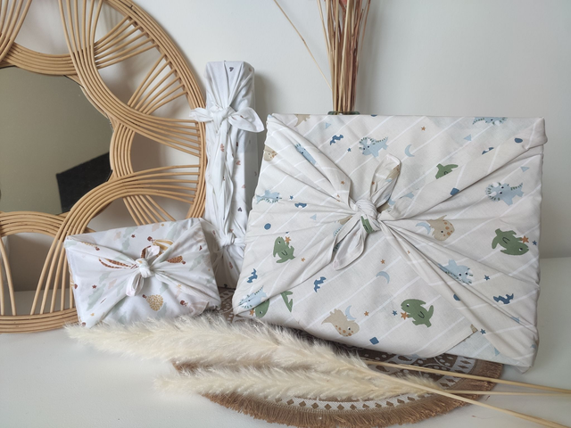 Furoshiki - emballage cadeau réutilisable