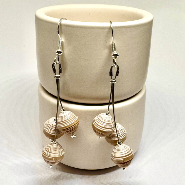 Boucles d’oreilles « Trilogie élégante »