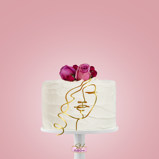 Face topper visage en papier cartonné miroir 