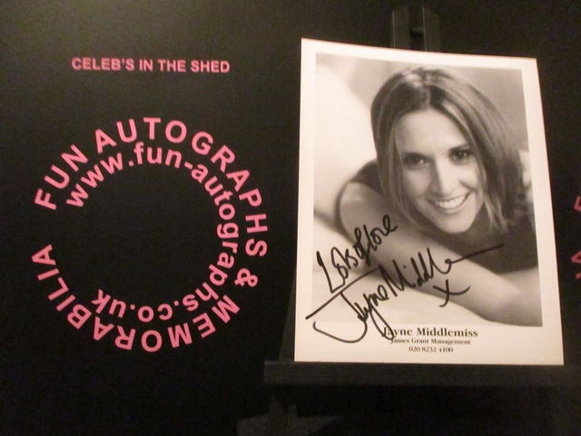 Jayne Middlemiss Authentic Autographed 10x8 Photograph