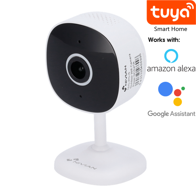 Nivian Smart Home Wi-Fi Mini AI Camera, 10m IR, intelligent motion detection, two way audio