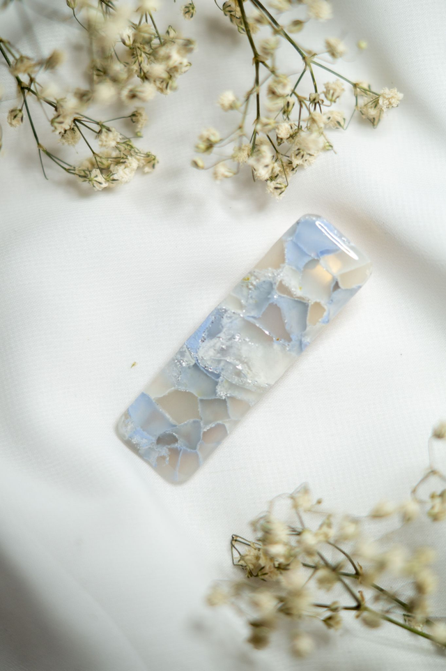 Coloris glace - Barrette rectangle