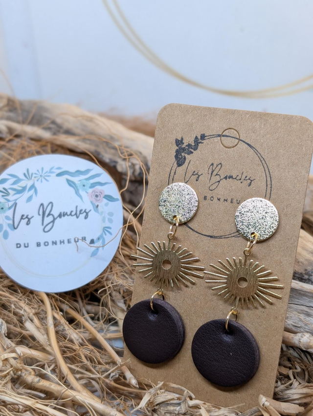 Boucles d'oreilles mini Moon oeil mimo017
