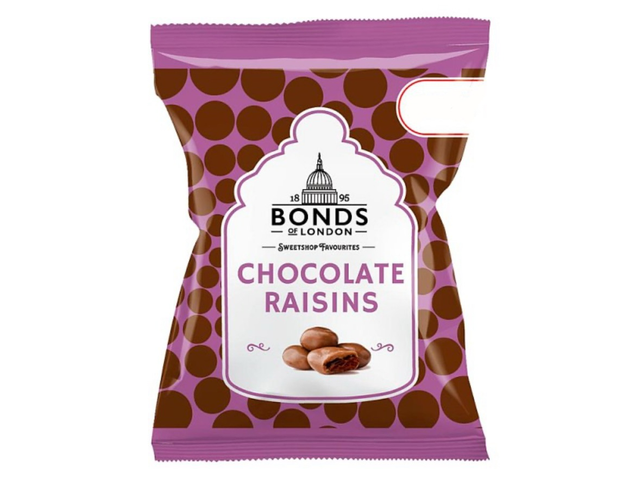 Bonds of London Chocolate Raisins 75g 