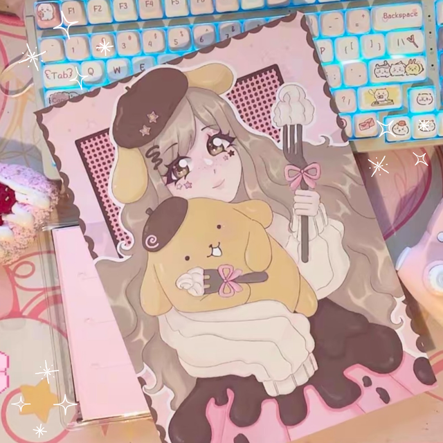 Pompompurin A4 Print