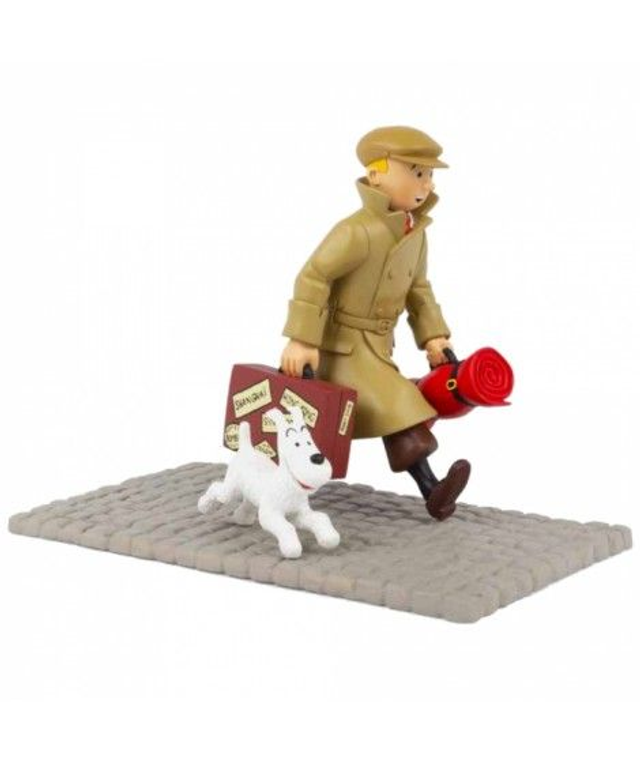 Tintin y Milu Resina Maleta 