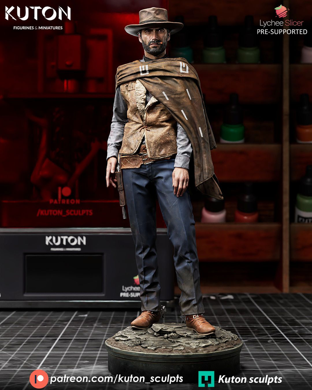 STATUE CLINT EASTWOOD V2