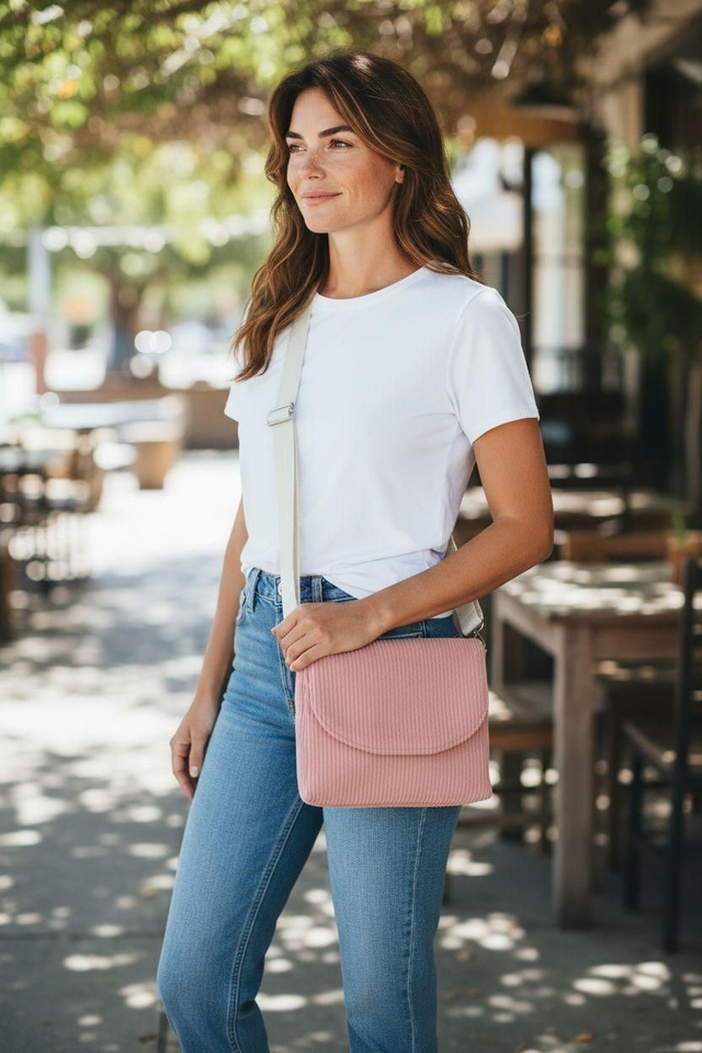 Sac à main MEL vieux rose 