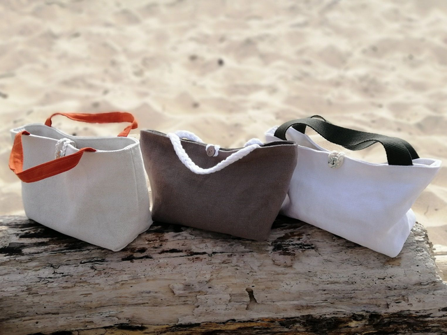 Organisateur de sac en lin recyclé