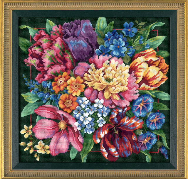 Needlepoint Kit: Floral Splendor by Dimensions 