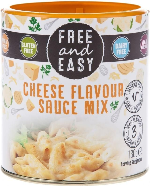 Free &amp; Easy Dairy Cheese Flavour Sauce Mix 130g