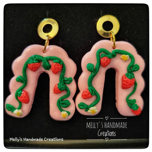 Strawberry Vine Earrings 