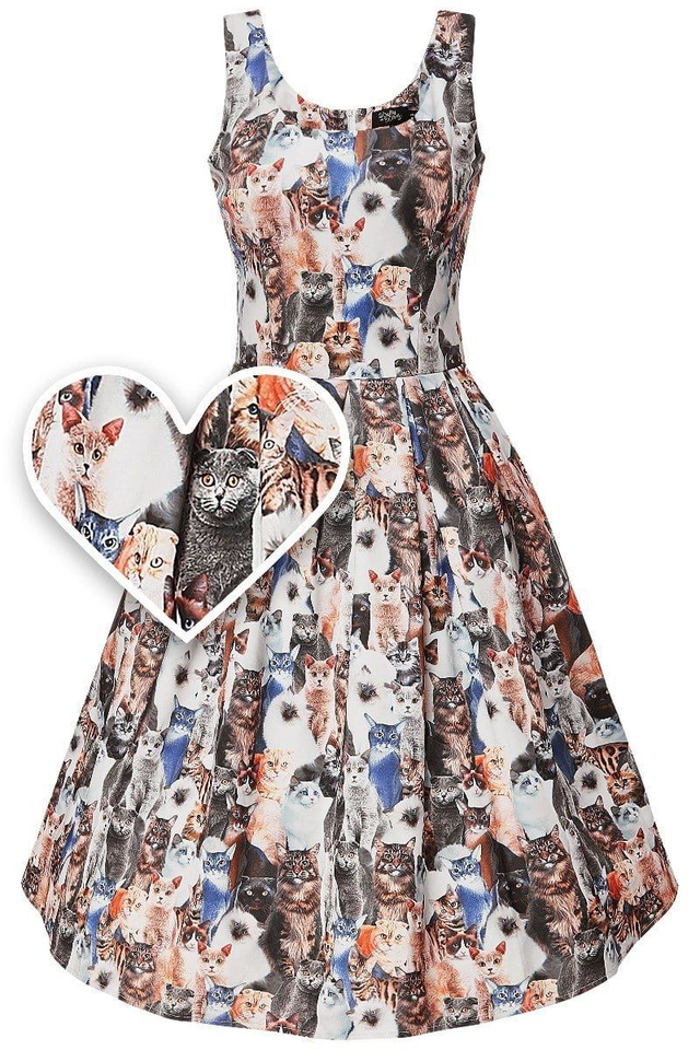 Amanda Scoop Neck Cats