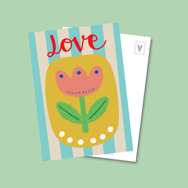 LOVE Postkarte