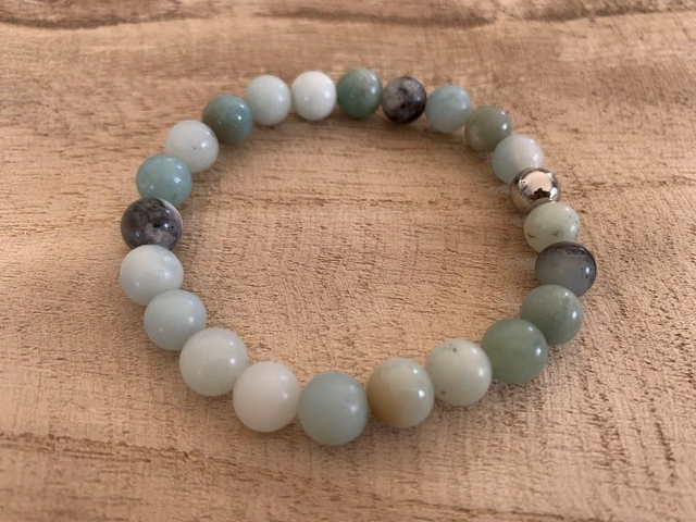 Bracelet Amazonite - Perles de 8mm
