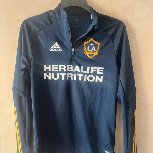 LA Galaxy 1/4 Zip Training Jumper 