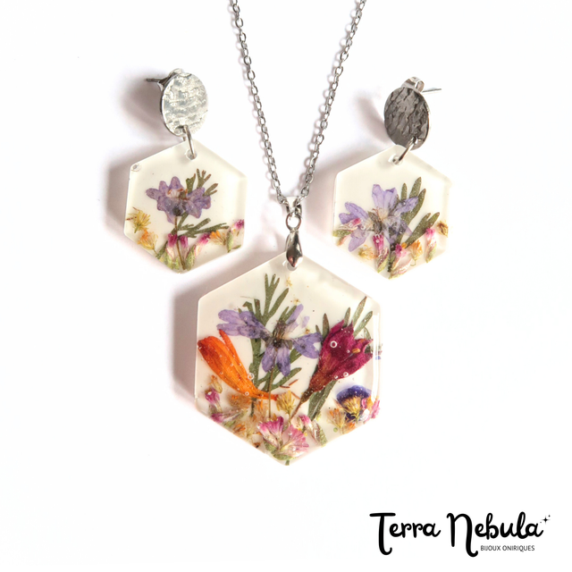 Parure fleurie Mélodie | PA215F 