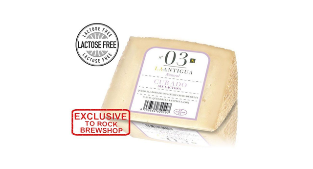Queso Curado de oveja sin lactosa (Cured sheep cheese lactose-free)