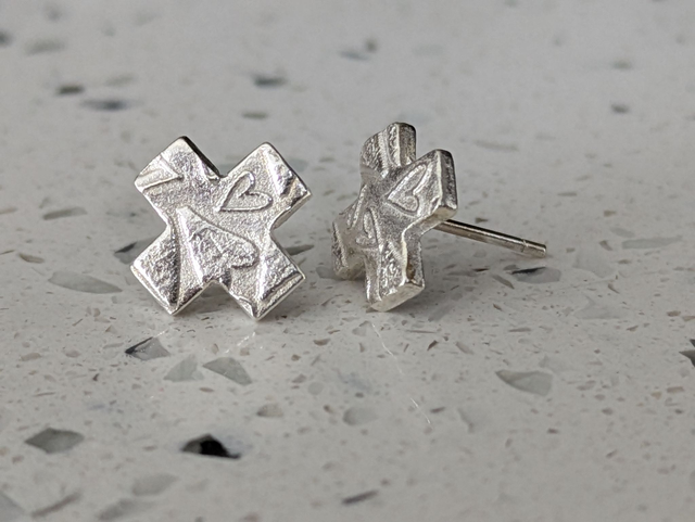 Large Cross Earrings