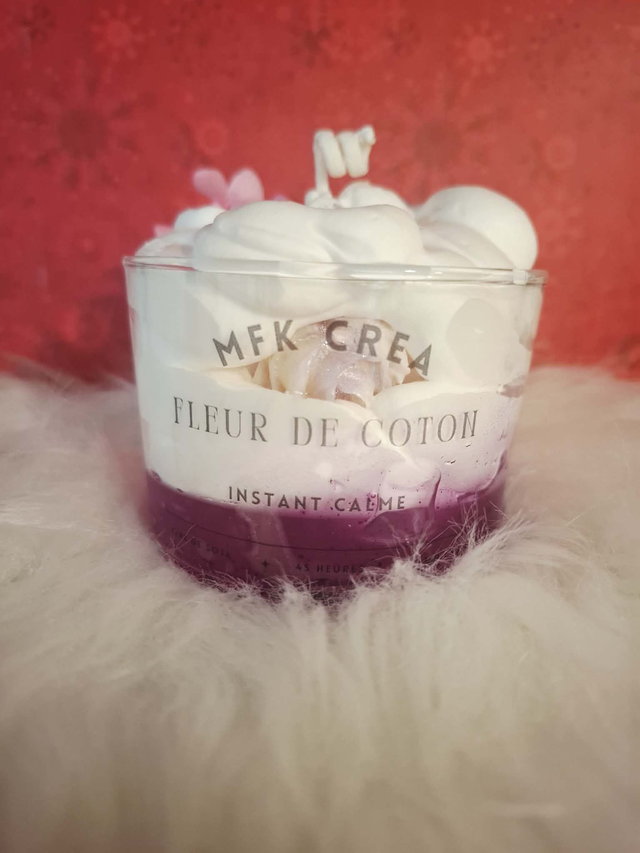 Bougie parfumée fleur de coton