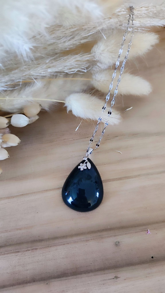Pendentif Obsidienne Oeil céleste