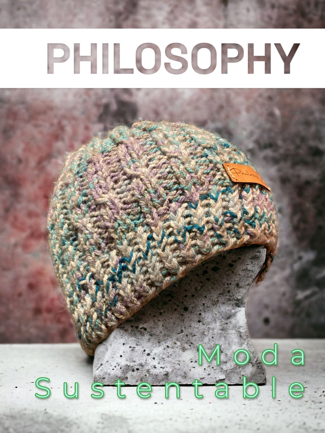 Gorro de Lana Philosophy I ( Hecho a mano)