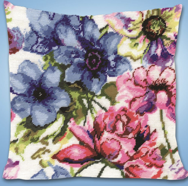 Watercolour Floral Tapestry Kit