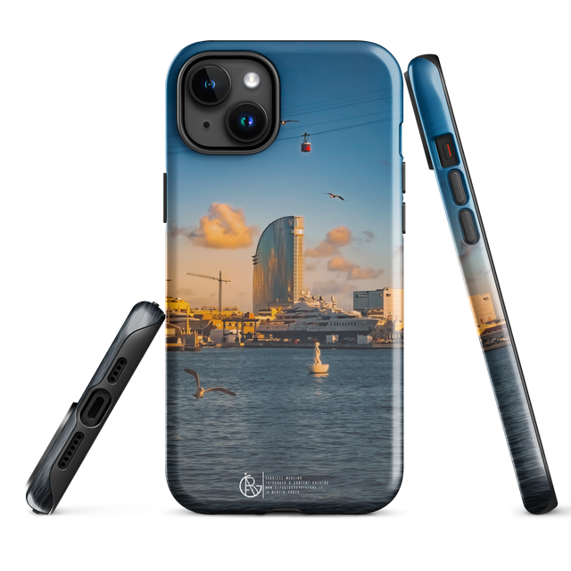 Cover iPhone rigida Barcellona sunset