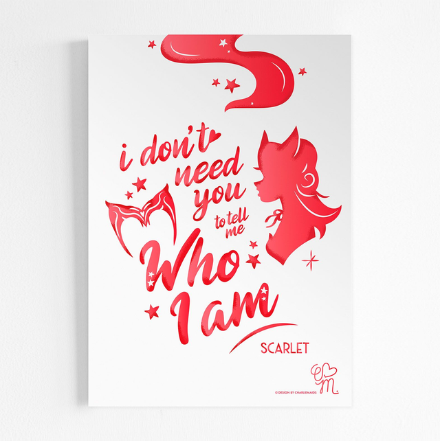 Illustration Ornement | Scarlet Witch