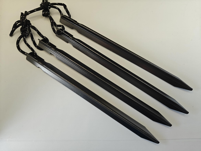 Tent pegs 