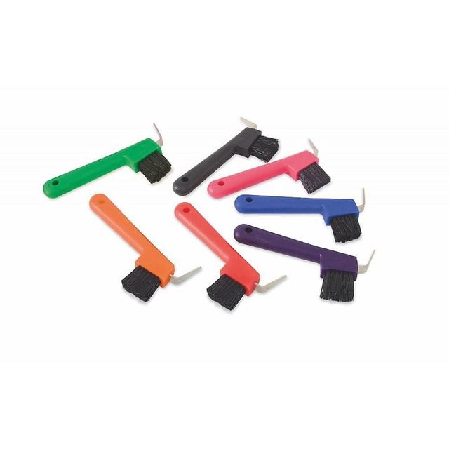Shires Ezi-Groom Hoof Pick With Brush