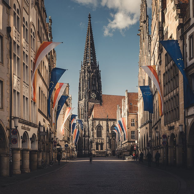 Fahnen am Prinzipalmarkt
