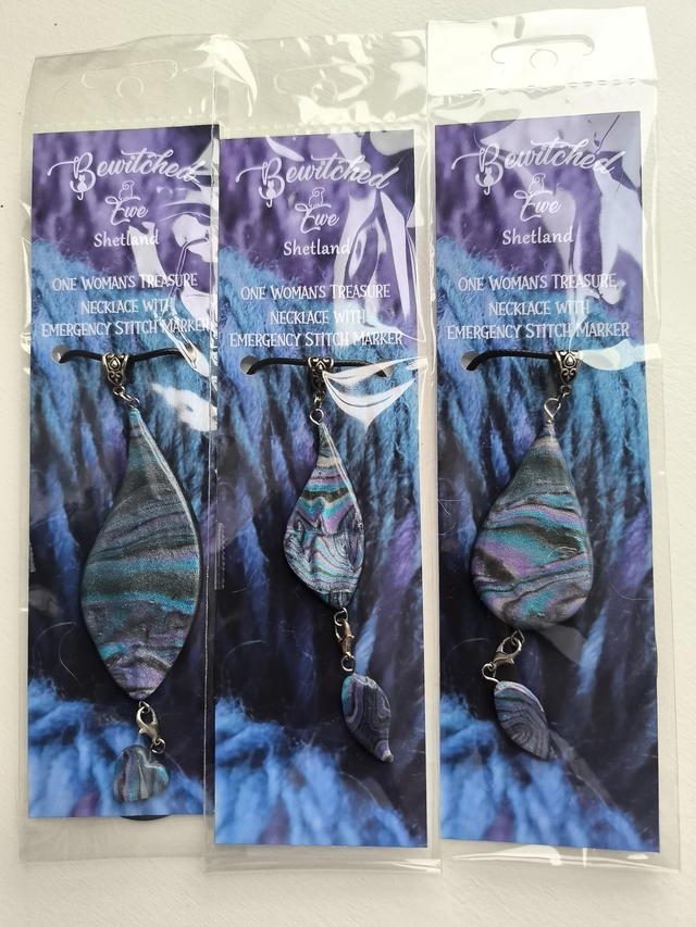 One Woman's Treasure Necklace with stitch Marker