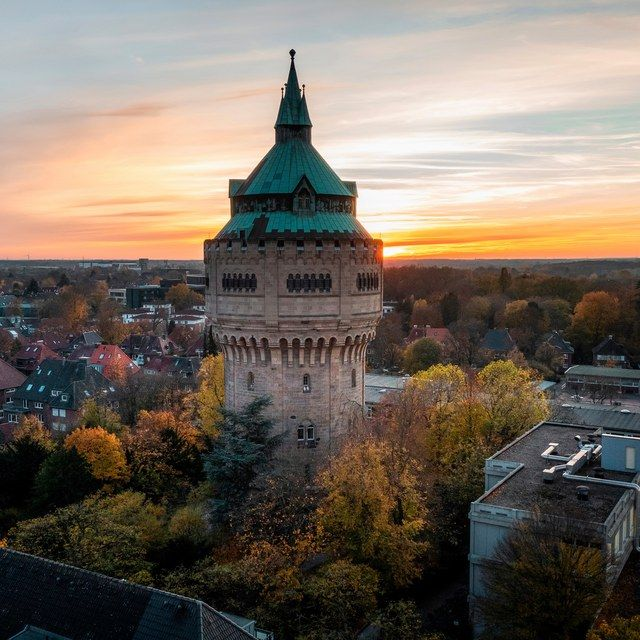 Wasserturm von oben