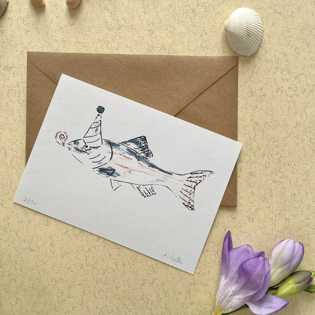 Carte postale, Le poisson joyeux