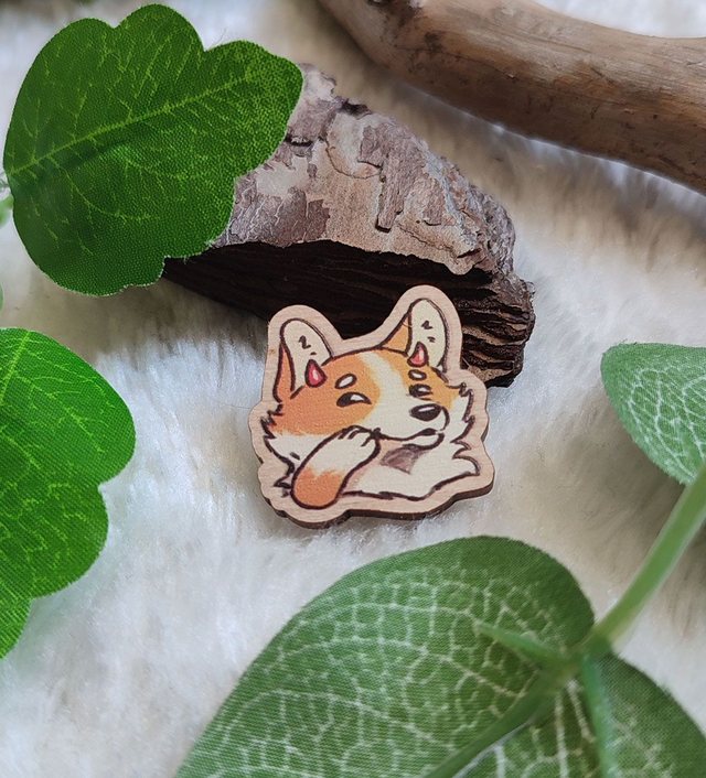 Pin's Corgi Espiègle