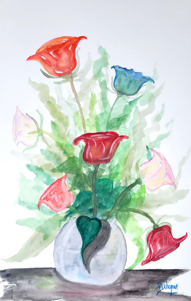 Bouquet de roses, 2017