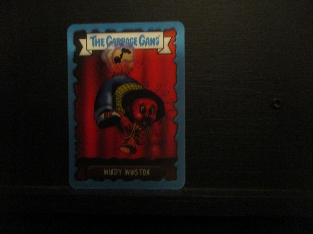 Windy Winston - (Topps) The Garbage Gang Animation Original Trading Card #D