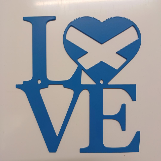 Love Scotland Plaque