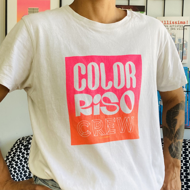 CRC - Tshirt sérigraphié fluo
