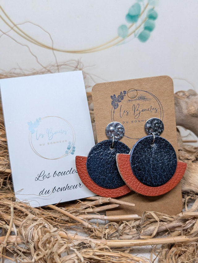 Boucles d'oreilles Dona marine Terra Cotta do081